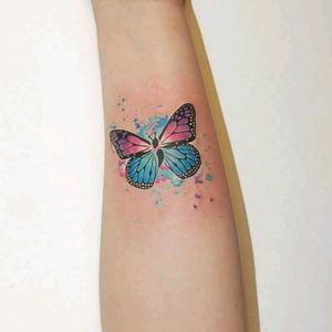 #watercolor #butterflytattoo  #colorful