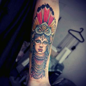 #indian #Indianwomantattoo #woman #colorful #face