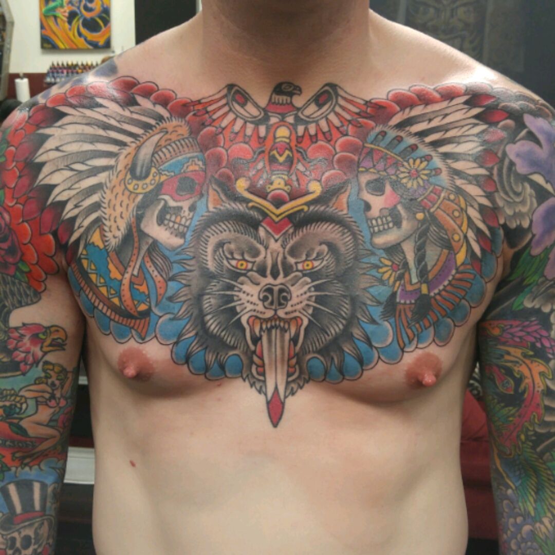Details more than 81 neo trad chest tattoo  thtantai2