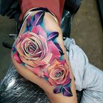 Wonderful tattoo by Matt Reid #tattoodo #TattoodoApp #tattoodoBR #colorida #colorful #flor #flower #MattReid