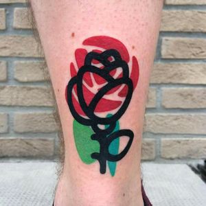 Rose by Mattia Mambo#tattoodo #TattoodoApp #tattoodoBR #rosa #rose #colorida #colorful #MattiaMambo