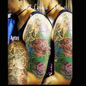 #saintlouistattoo #saintlouis #luistattoo69 #inked #tanapele #tattooedgirls #tattoolife #tattoo #flowers #flores #lovetattoo #tattoolover #ink