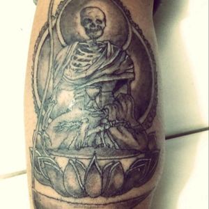 #tattoo #p&b #MementoMori #Skull #Death #PesadsTattoo