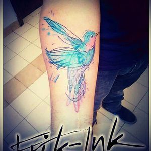 #FrikInk #cdmx #colibri #colibriTattoo #watercolor