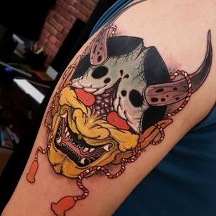 Hannya mask #japanese #japanesetattoo #japanesetattoos #hannyamask #hannya #hannyatattoo #elliottwells # # embajador