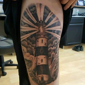 Lighthouse action on the south Shore. Thom Boyle A-ville's finest tatty shop .