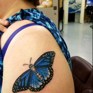 New little friend for Kelly Today, thanks for all the laughs and stories, today was fun. #tattoosbybry #tattooapprentice #apprenticetattoo #apprenticework #apprentice #learningatrade #monarch #butterfly #butterflytattoo #armtattoo #monarchbutterfly #smalltattoo #colortattoo #tattoo #shouldertattoo #art #artcollective #artcommunity #artlife #skinart #tattoooftheday #picoftheday #photooftheday #prettybug #littlefriend #heneedsaname #latenighttattoo