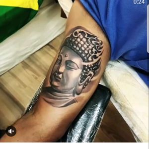 Tattoo ARTIST Dallier Instagram @dallier73 #tattoos #tattoo #tattooing #budha #buda #arte #art #artist