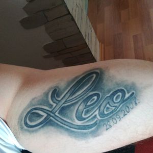 #leo #lettering #arm