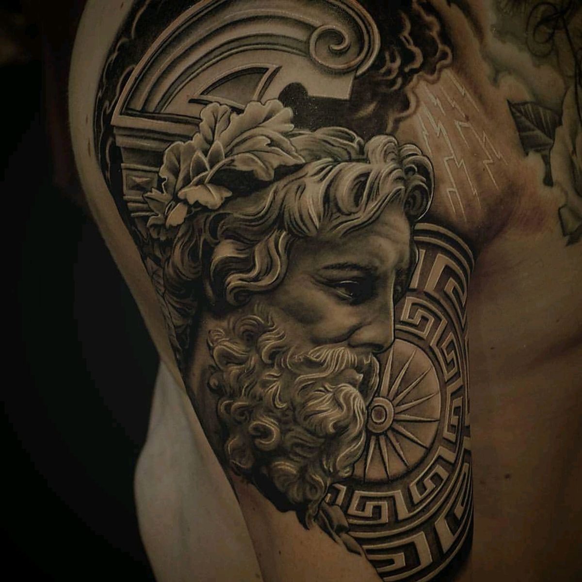 greek mythology tattoos sleeves
