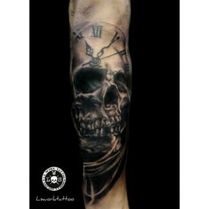 #coverup #skull #tattooBraga #realism #cheyennetattooequipment #tattooportugal #balmtattooportugal #blackandgrey #inked by Carlos Ferreira
