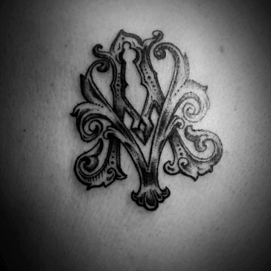 1303 Letter M Tattoo Images Stock Photos  Vectors  Shutterstock