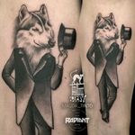 Mr Wolf #wolf #wolftattoo #elegant