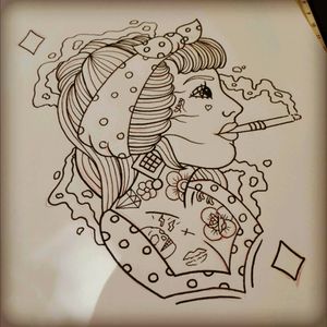 A new lady for a new tattoo 😊 #pinup #traditional #Rockabilly