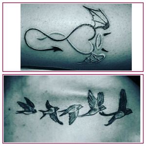 #flûgel #inked #mone1971 #tattoo #tattoos #follower #follow #followforfollow #blackgrey #artist #dreamtattoo #mindblowing #tattoo #tattooedgirl #teufel #engel #blackandgrey
