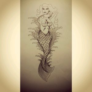 Mermaid pin up