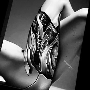 IpadPro #illustration BIOMECÂNICO #biomech_collective #biomech #tattooartist #tattoos #Tattoodo