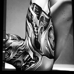 IpadPro/ Biomecânico - ArtDigital#tattooartist #tattoos#blackandgraytattoos #arte #tattooist
