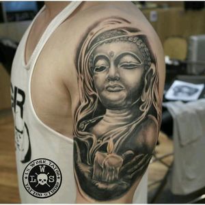 #budhatattoo #blackangrey #tattoobraga #balmtattooportugal #cheyennetattooequipment #worldfamousink #balmtattooportugal #moody #tattooartist #tattoolife by Carlos Ferreira