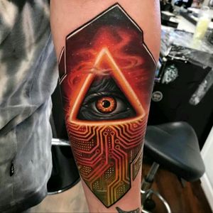 Kyle Cotterman#tattoodo #TattoodoApp #tattoodoBR #tatuagem #tattoo #olho #eye #colorida #colorful #KyleCotterman