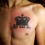 A tattoo done to my friend. My  brother.  #king #kingtattoo #kingneverdies #crown #crowntattoo #brother