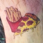 #fries and #pizza. Nothing more to say about those two 🍟🍕 #pizzalover #pizzatattoos #frenchfries