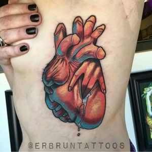Hahahaha by Eric Brunning#tattoodo #TattoodoApp #tattoodoBR #tatuagem #tattoo #coração #heart #sexo #sex #colorida #colorful #funny #EricBrunning