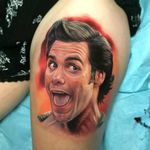 Ace Ventura by Paul Acker #tattoodo #TattoodoApp #tattoodoBR #tatuagem #tattoo #JimCarrey #aceventura #filme #movies #realismo #realism #colorida #colorful #PaulAcker