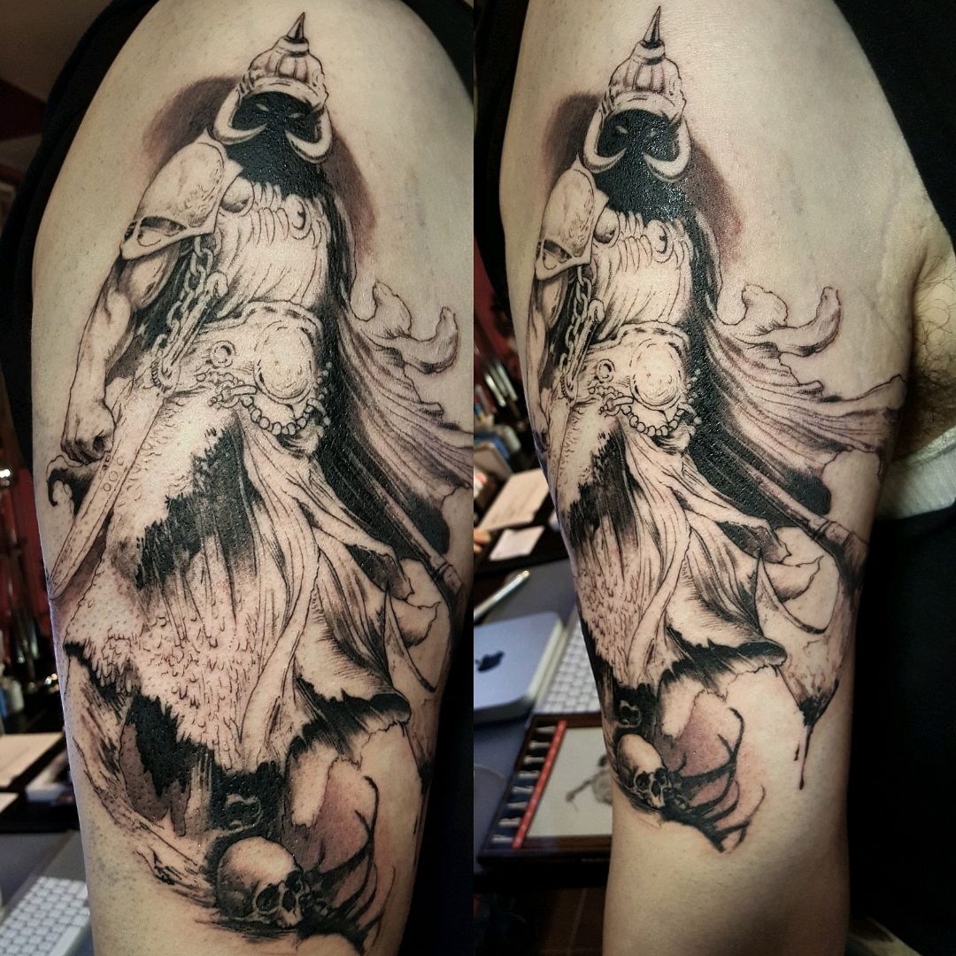 Maximum Tattoo Studio  Death Dealer in progress by maximumtattoos on  DeviantArt