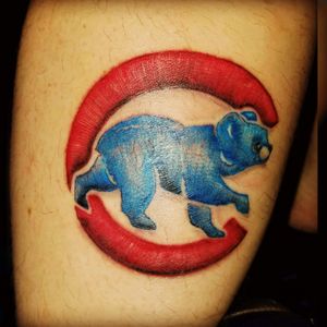 Chicago Cubs Logo stitched bear