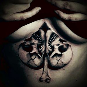 Sternum tattoo by Main Tatto Club