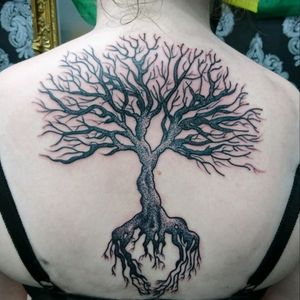 Dot work tree done a couple of days ago
