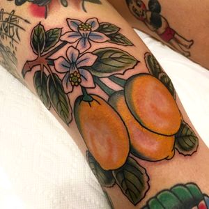 A lemony lemon knee by Ryan Belfance 🍋🍋🍋