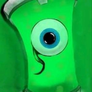 I'm planning on getting a JSE (or Jacksepticeye) homage tattoo.  I want this little eyeball (Septiceye Sam to be jumping out of his tank kind of in a 3D way)
