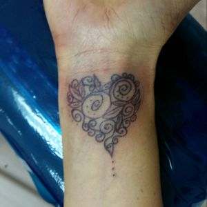 #inkcap #tattoos #art #zentangle #heart #zentangleheart #zentangletattoo