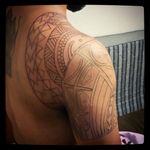 #blackwork #blackline #maori #tattoo #soulflowerneedle