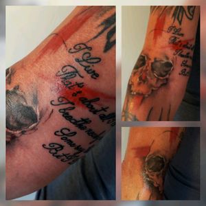 #tattoo #ink #inklovers  #traveltattoo #skull #skulltattoo #trashpolka #design and  #inked #dyAnis #for #a #great #Holland #man #in #karpathos #anatsasia_anis