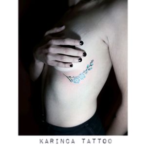 Tattoo uploaded by Bahadır Cem Börekcioğlu • 🍃 Instagram: @karincatattoo  #breasttattoo #flowertattoo #designs #tattoos #tattoo #art #colour  #colortattoo #ink #woman #girl #idea #boobtattoo #turkey • Tattoodo