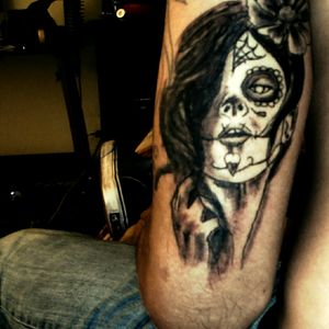 #catrina#tattoo#arte#rudo#black#arm#mexico#gdl#follow