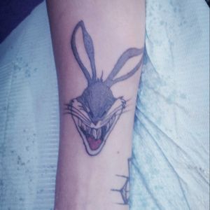 Bugs Bunny line and pointillism