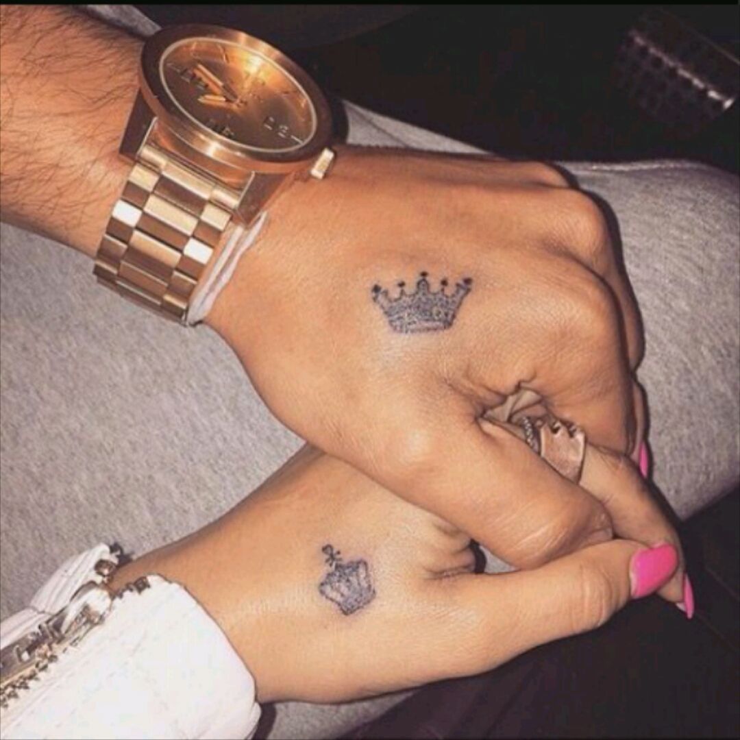 Share 122+ king and queen wrist tattoo super hot