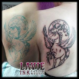 Pegasus #pegasus #moon #wings #tattoo #tattooartist #tattooart #art #artist #tattooshop #shop