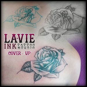 Cover up#rose #coveruptattoo #coverup #art #tattooartist  #artist #artwork