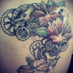 #steampunk #hibiscus #traditional
