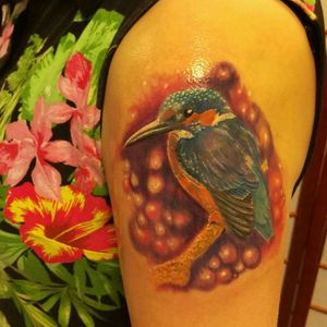 My tattoo.... Icebird.#birdtattoo#icebird
