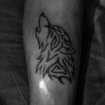 #wolf #tattoo #tribal