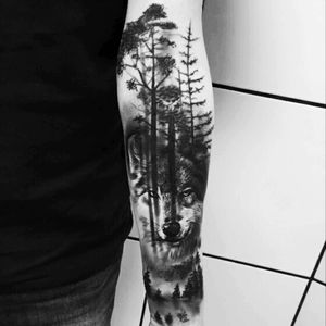 #wolf #woods #dark #ink #tattoodesign #tattooed #future #NextGeneration