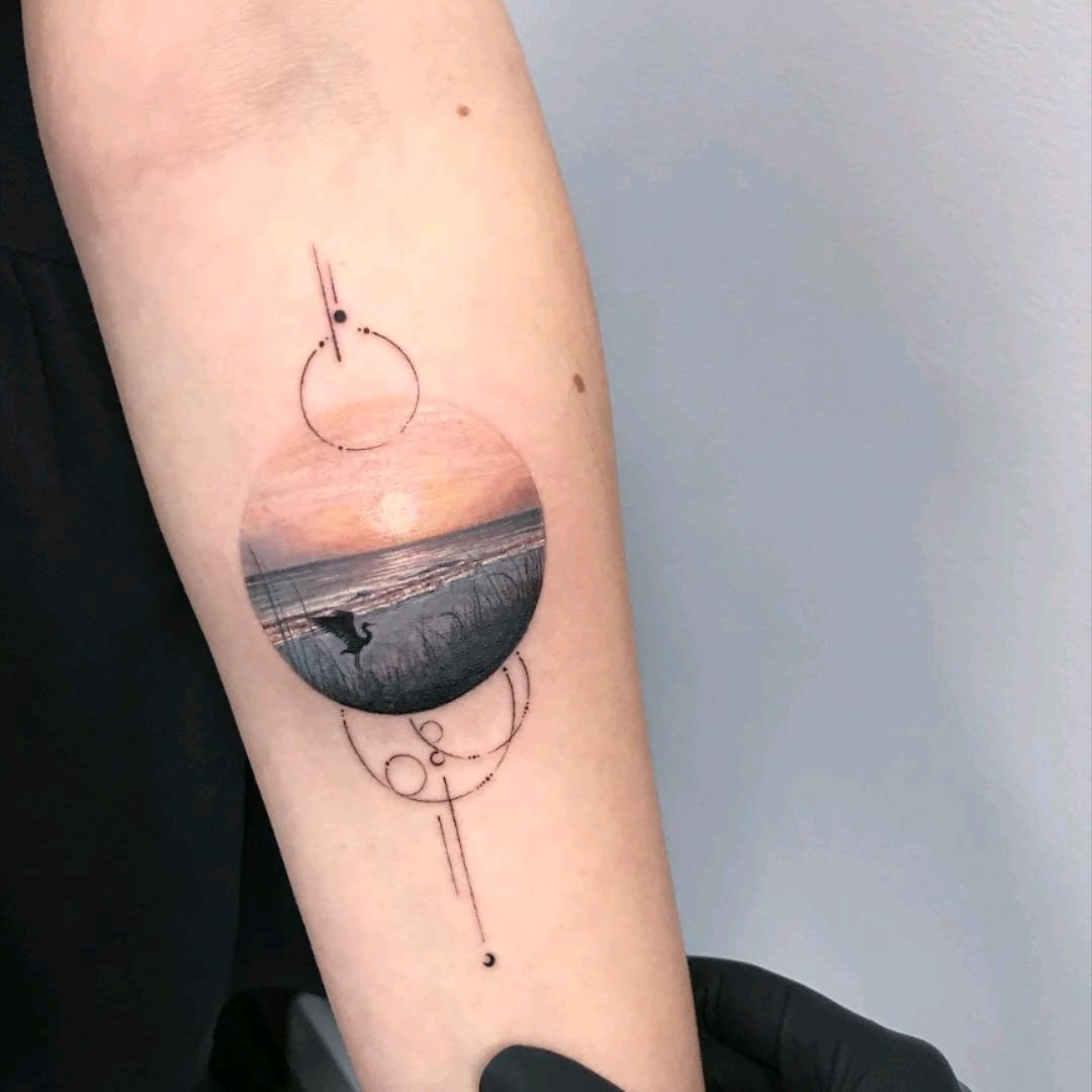Aggregate more than 79 moon and ocean tattoo best  incdgdbentre