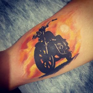 Motorcycle tattoo