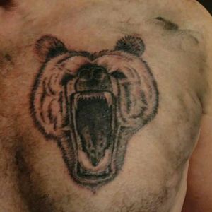 #inkcap #tattoos #art #grizzly #grizzlybear #grizzlytattoos #bear #Beartattoos